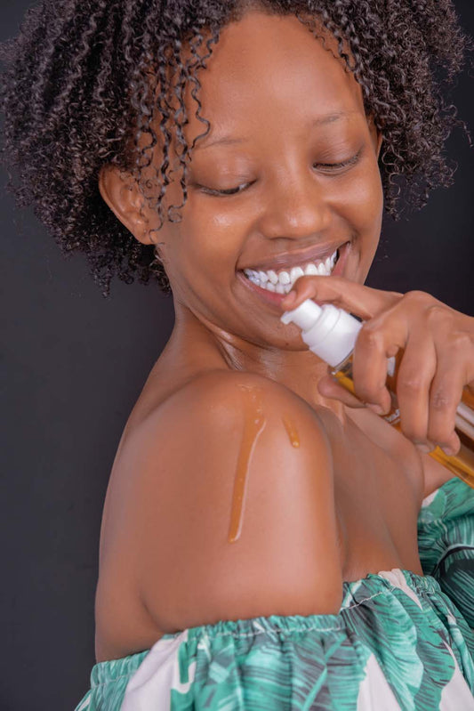 Qwezi Beauty Moringa oil is perfect solution for dry skin