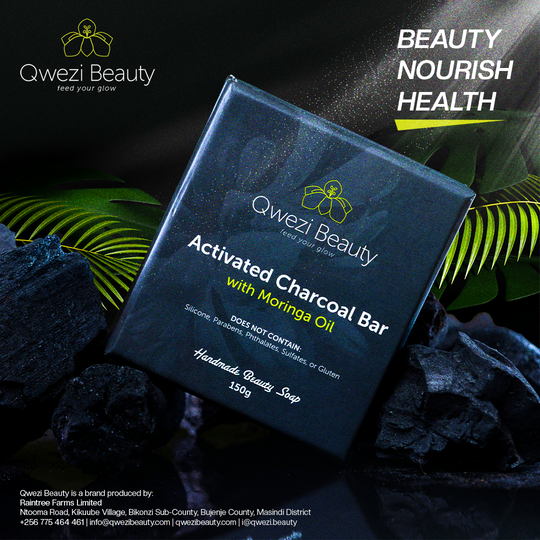 Activated Charcoal Soap & Moringa Oil: The Perfect Qwezi Beauty Duo for Oily Skin